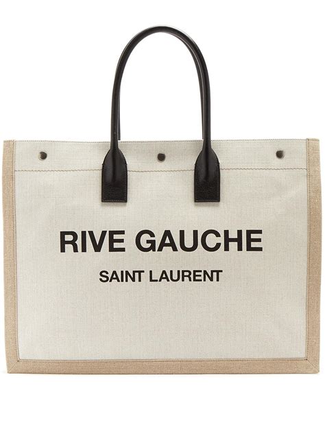 saint laurent canvas tote